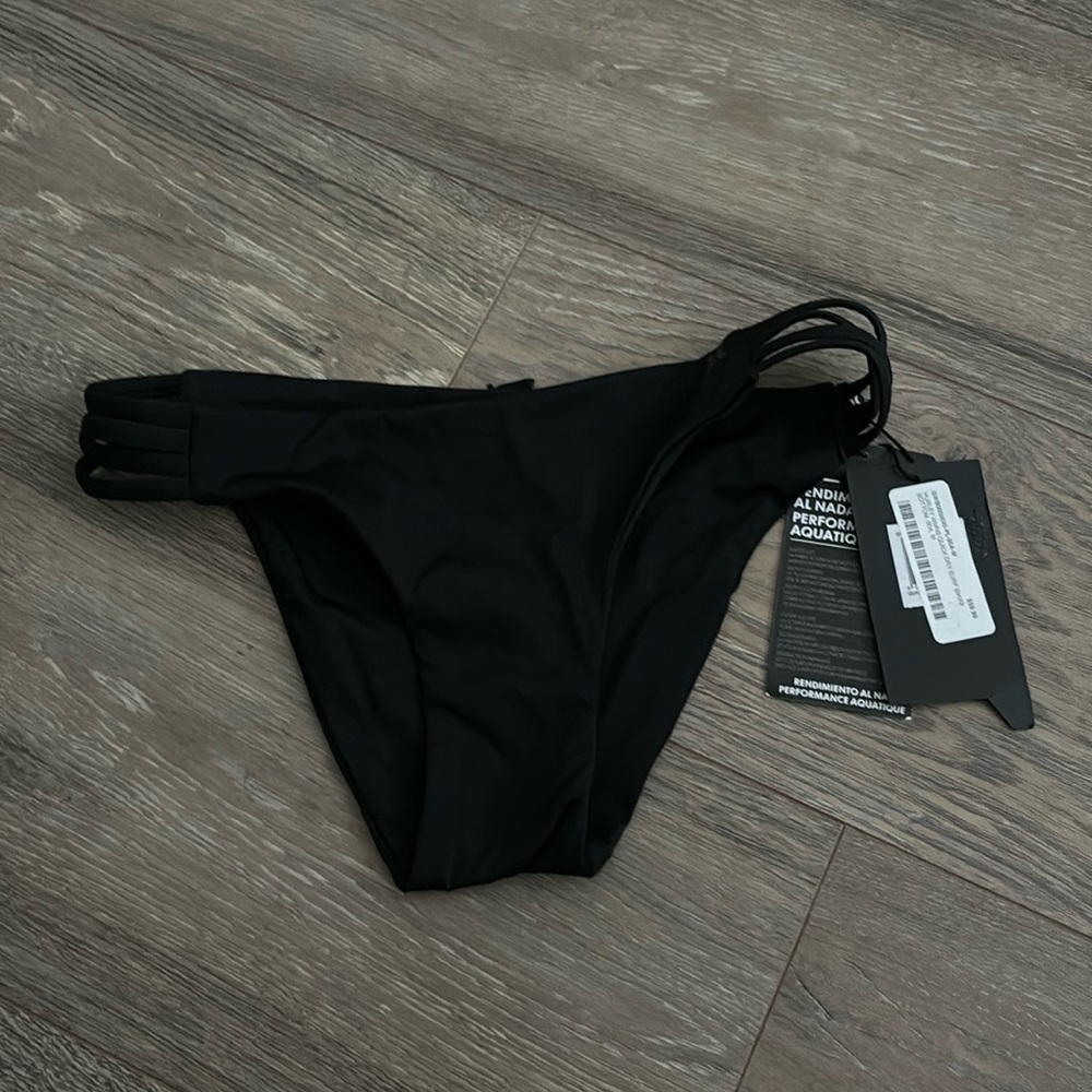 Hurley Performance Swim Black Bikini Bottom